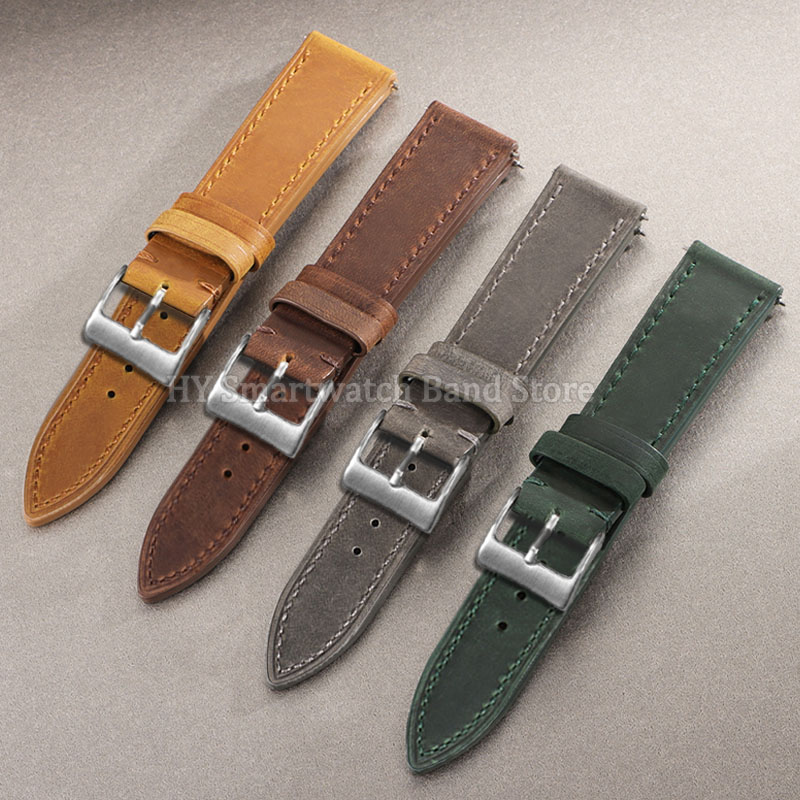 Suede Strap Watch - Quick Release Leather Watch Strap 18mm