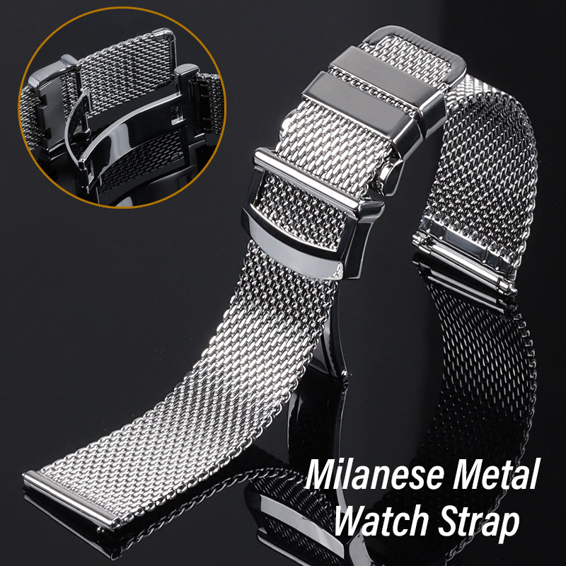 Mesh Strap Metal - Milanese Mesh Watchband for IWC Pilot
