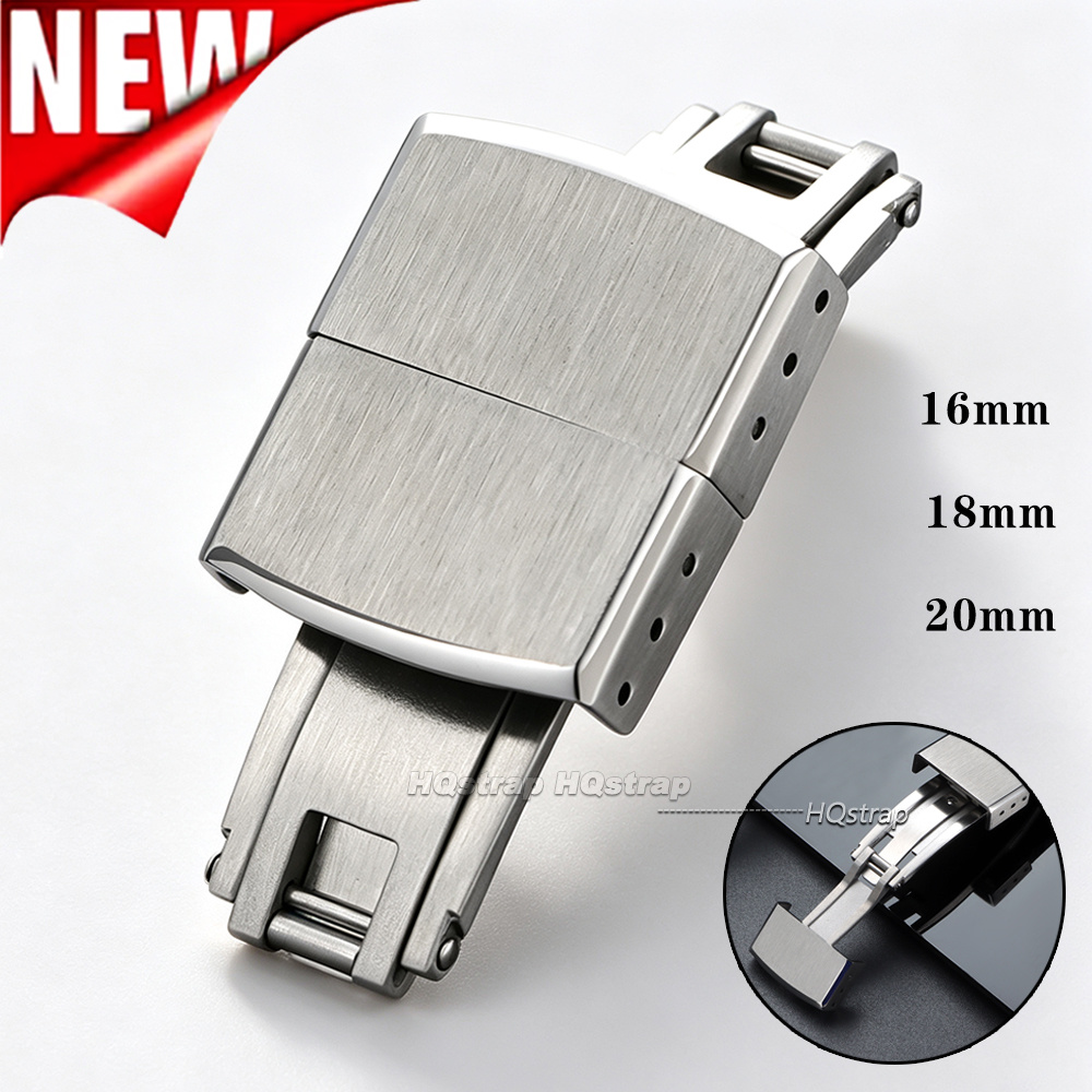 Butterfly Clasp Deployant - Folding Watch Buckle 16mm 18mm 20mm