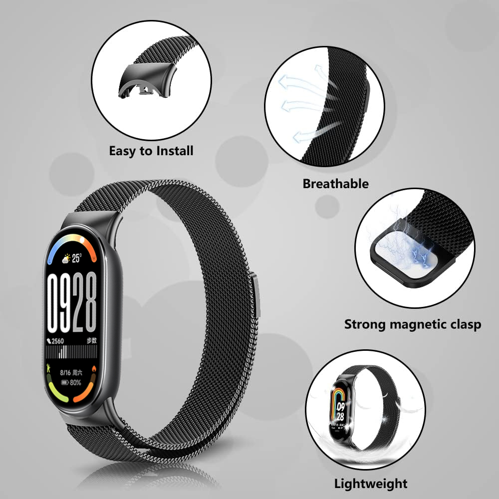 Magnetic Straps for Xiaomi mi  - огляд і ціна Milanese Loop Magnetic