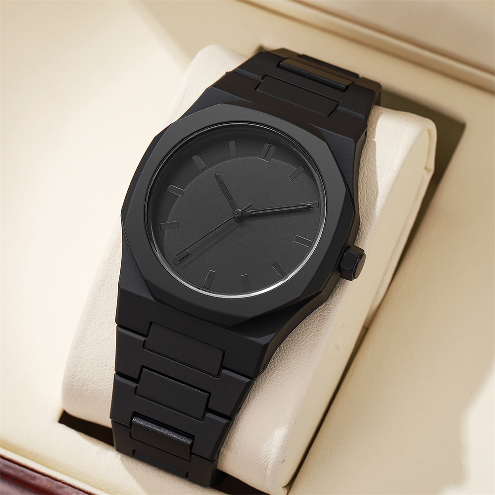 Men's Fashion Simple Black Lar - огляд і ціна Butterfly Clasp Deployant