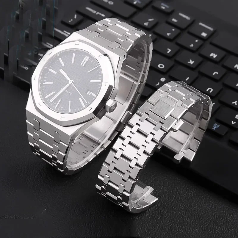 904 Solid Stainless Steel Watc - огляд і ціна Audemars Piguet Watch Royal Oak