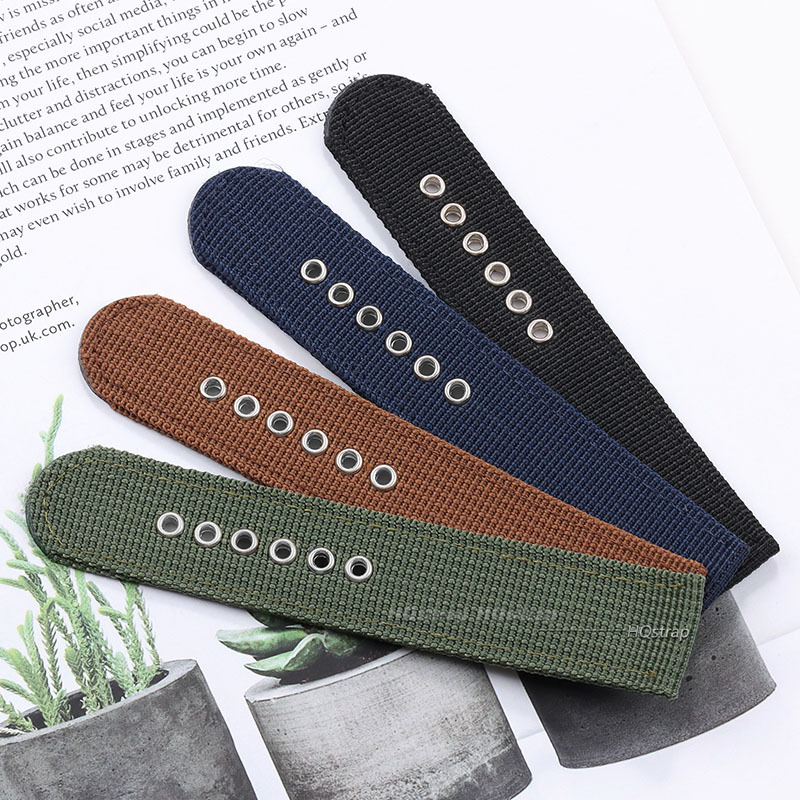 Nylon Watch Strap Brown Green  - огляд і ціна Nato Strap Nylon