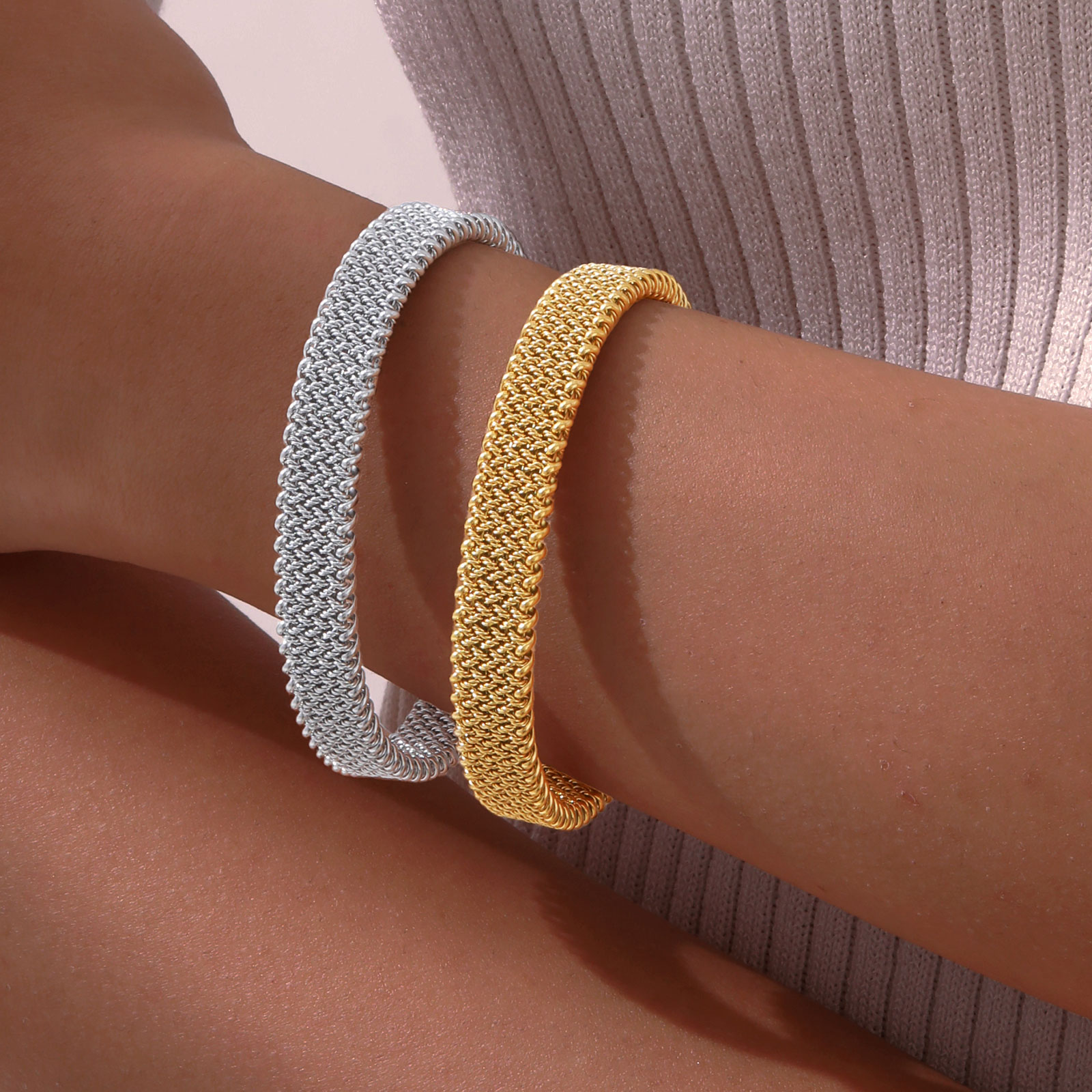 10mm Braided Stretch Strap Ope - огляд і ціна Mesh Strap Metal