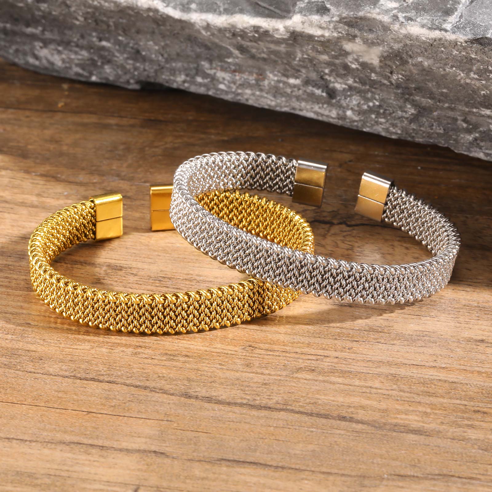 10mm Braided Stretch Strap Ope - огляд і ціна Mesh Strap Metal