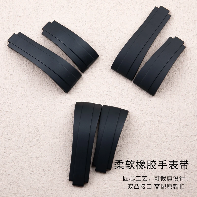 Rubber Short Buckle Watchband  - огляд і ціна Rolex Watch Submariner