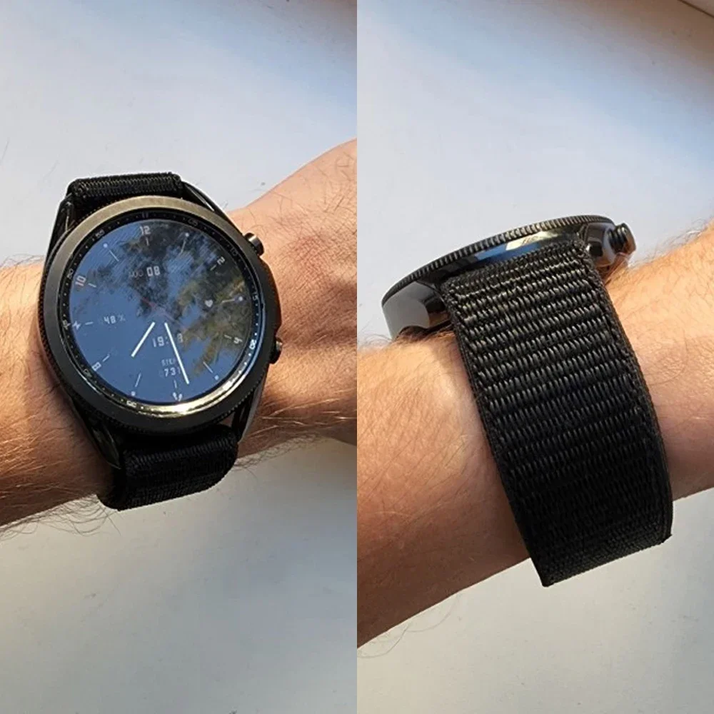 26mm 22mm Hook Loop Nylon Stra - огляд і ціна Sport Loop Velcro
