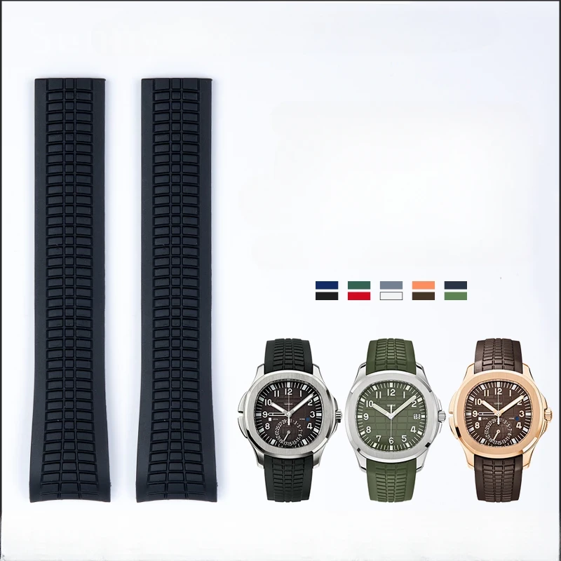 Imported 21mm Sweatproof Silic - огляд і ціна Patek Philippe Watch Aquanaut