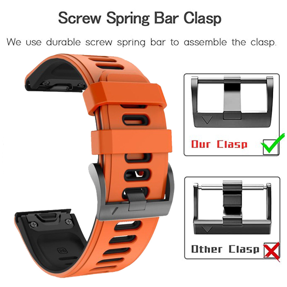 Replacement Watchbands 22mm 26 - огляд і ціна Silicone Watch Band 22Mm