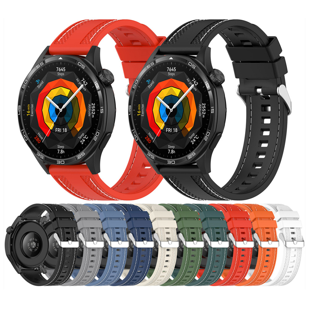 22mm Stitching silicone univer - огляд і ціна Silicone Watch Band 22Mm