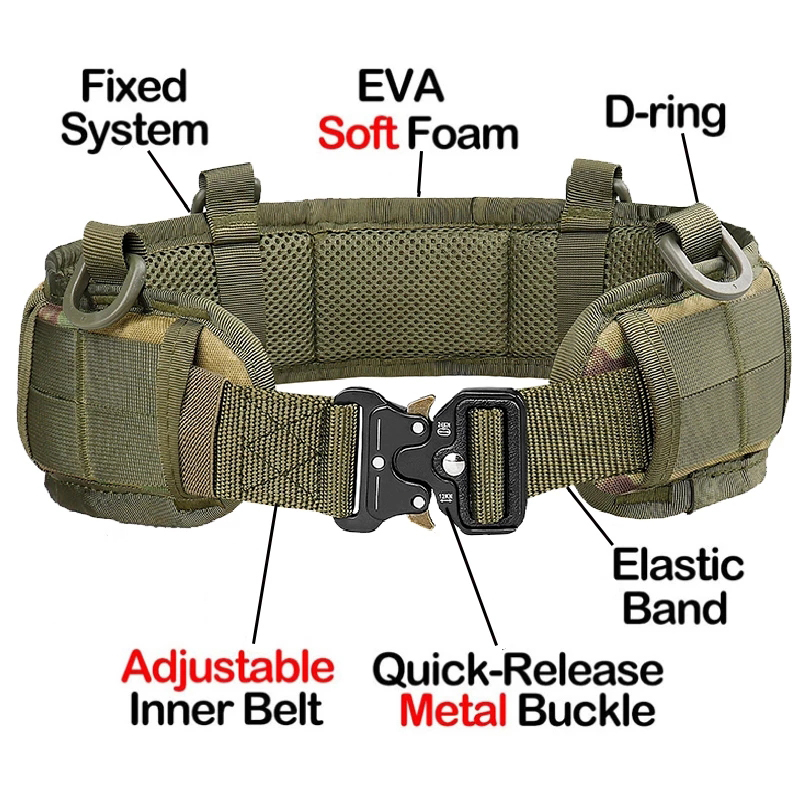 Tactical Belt Quick Release Ou - огляд і ціна Leather Strap Quick Release