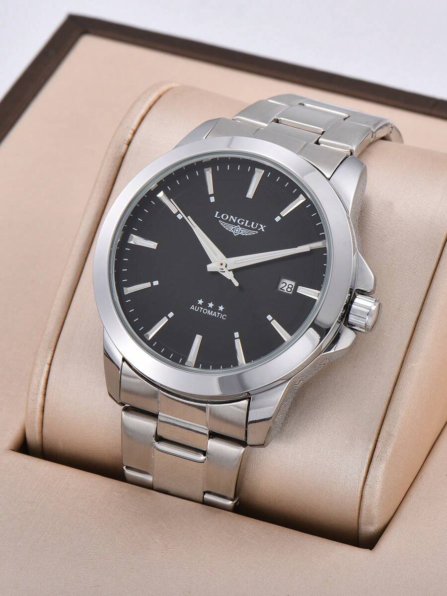 LONGLUX 1pc Men's Automatic Me - огляд і ціна Butterfly Clasp Deployant