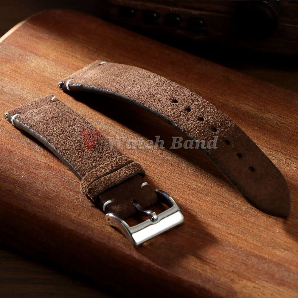 20mm 22mm High Quality Suede C - огляд і ціна Suede Strap Watch