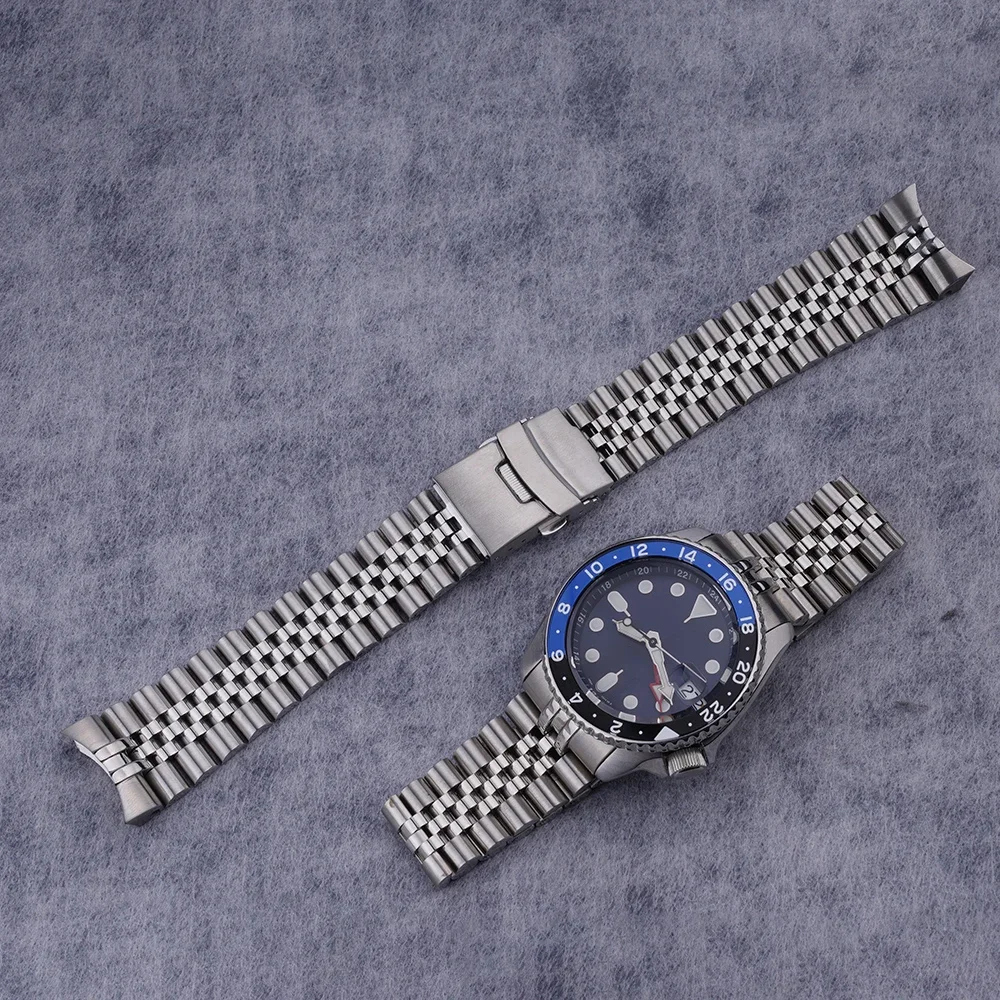 Carlywet 22mm Jubilee Strap fo - огляд і ціна Seiko Watch 5 Sports
