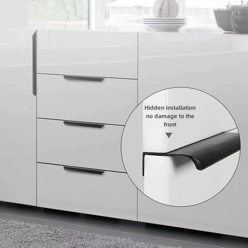 Hidden Aluminum Cabinet Pulls  - огляд і ціна Curved Spring Bar