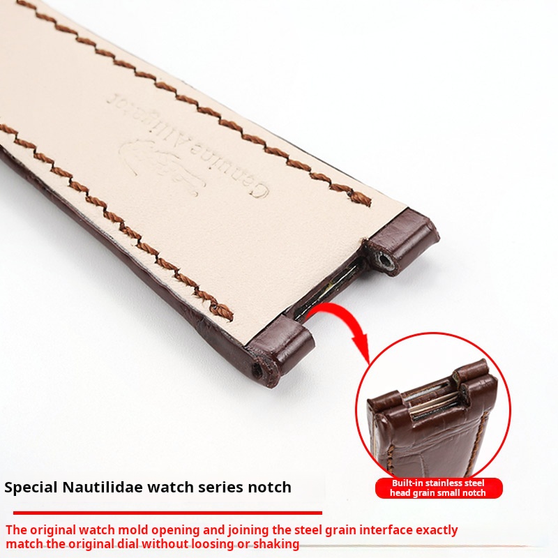 Crocodile Watchband Metal Head - огляд і ціна Patek Philippe Watch Nautilus