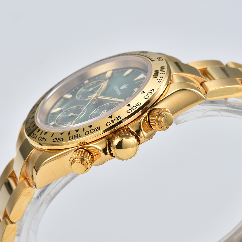Customized 39mm VK63 Watch Men - огляд і ціна Stainless Bracelet Diver