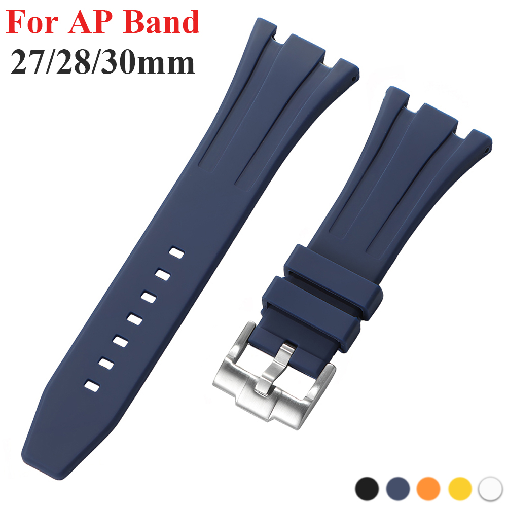 27mm 28mm 30mm Rubber Strap fo - огляд і ціна Audemars Piguet Watch Royal Oak