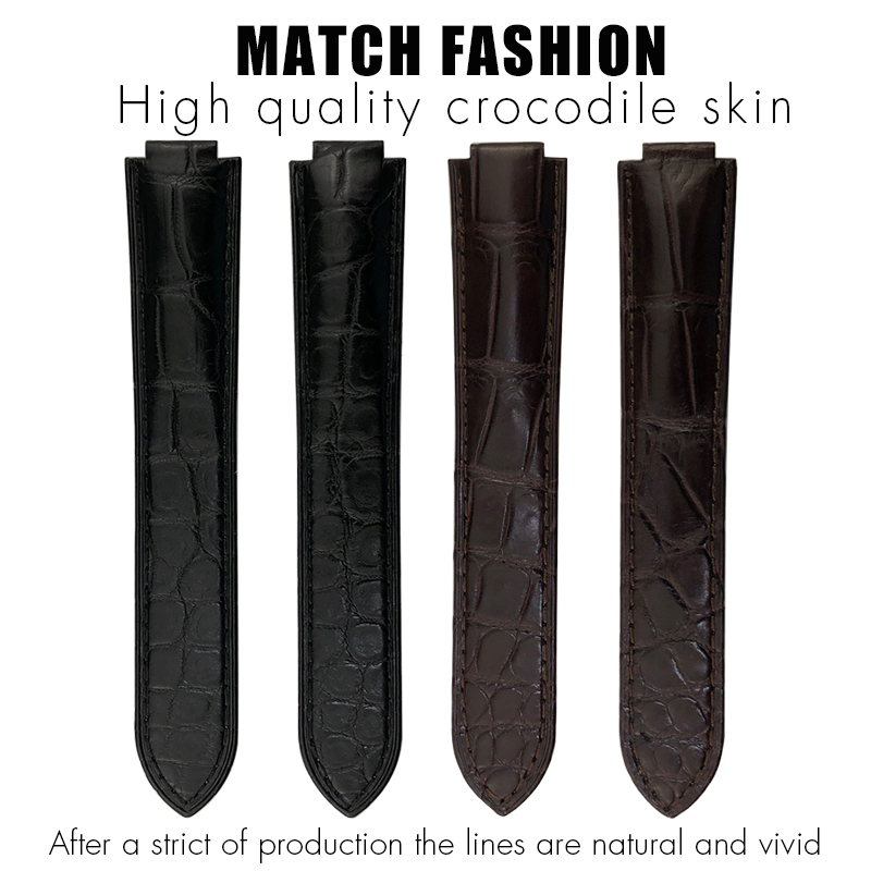 Crocodile Leather Watch Strap  - огляд і ціна Cartier Watch Ballon Bleu