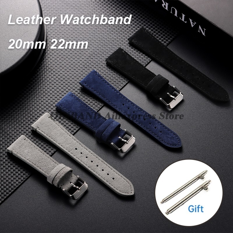 20/22mm Suede Genuine Leather  - огляд і ціна Suede Strap Watch