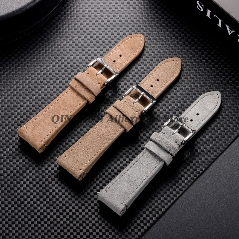 20/22mm Suede Genuine Leather  - огляд і ціна Suede Strap Watch
