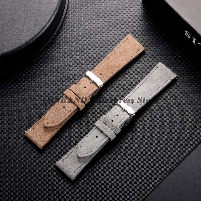 20/22mm Suede Genuine Leather  - огляд і ціна Suede Strap Watch