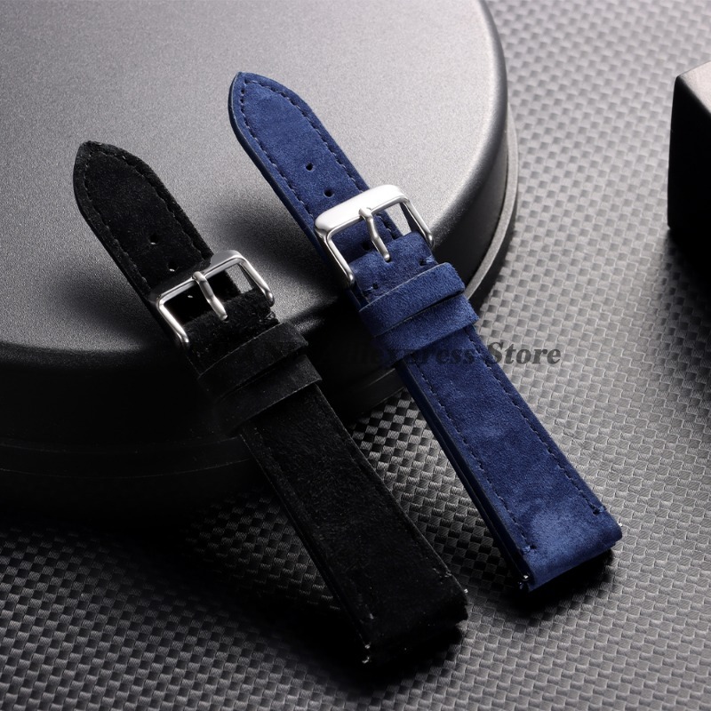 20/22mm Suede Genuine Leather  - огляд і ціна Suede Strap Watch