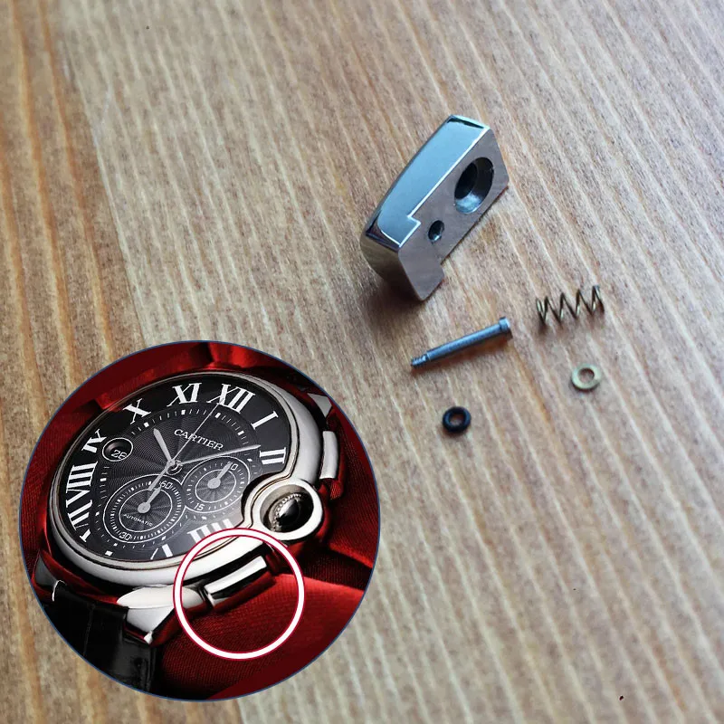 Steel Waterproof Pusher Button - огляд і ціна Cartier Watch Ballon Bleu