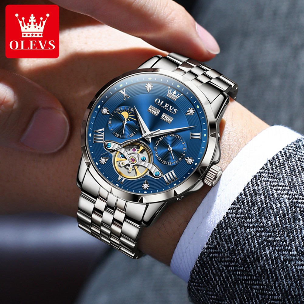 OLEVS 6691 Men Watch Luxury Bu - огляд і ціна Rolex Watch Daytona