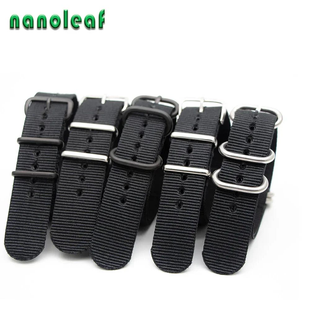 Black Nylon Watch Band For Mec - огляд і ціна Nato Strap Nylon