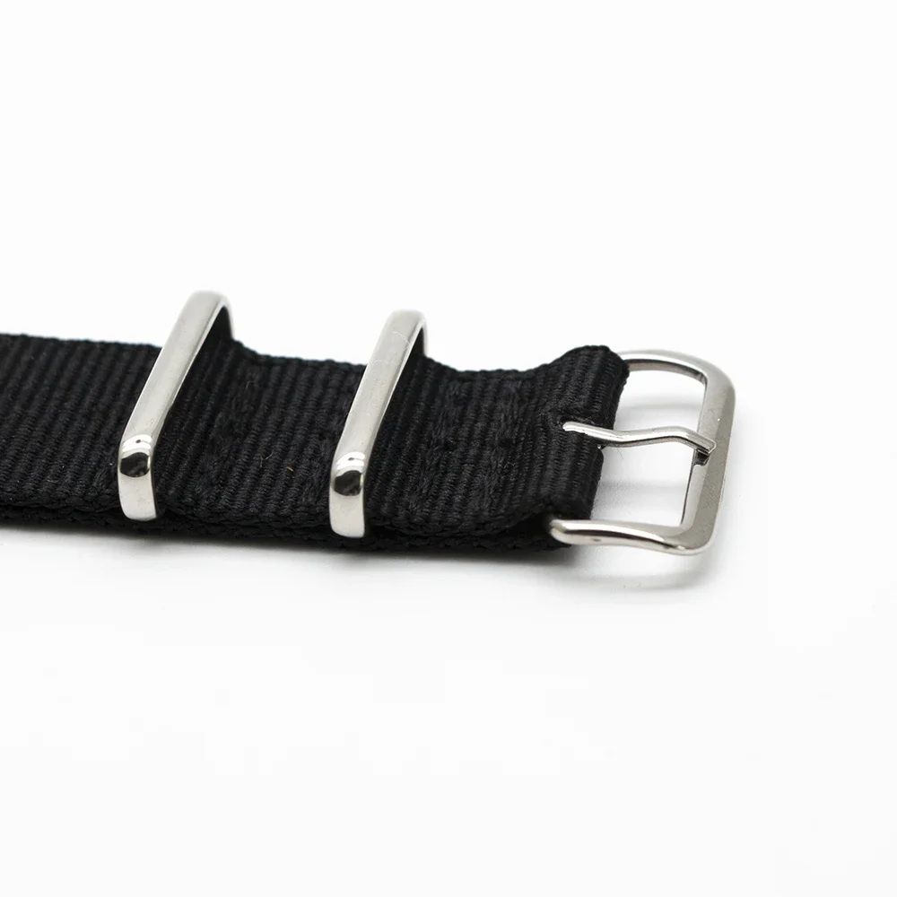 Black Nylon Watch Band For Mec - огляд і ціна Nato Strap Nylon