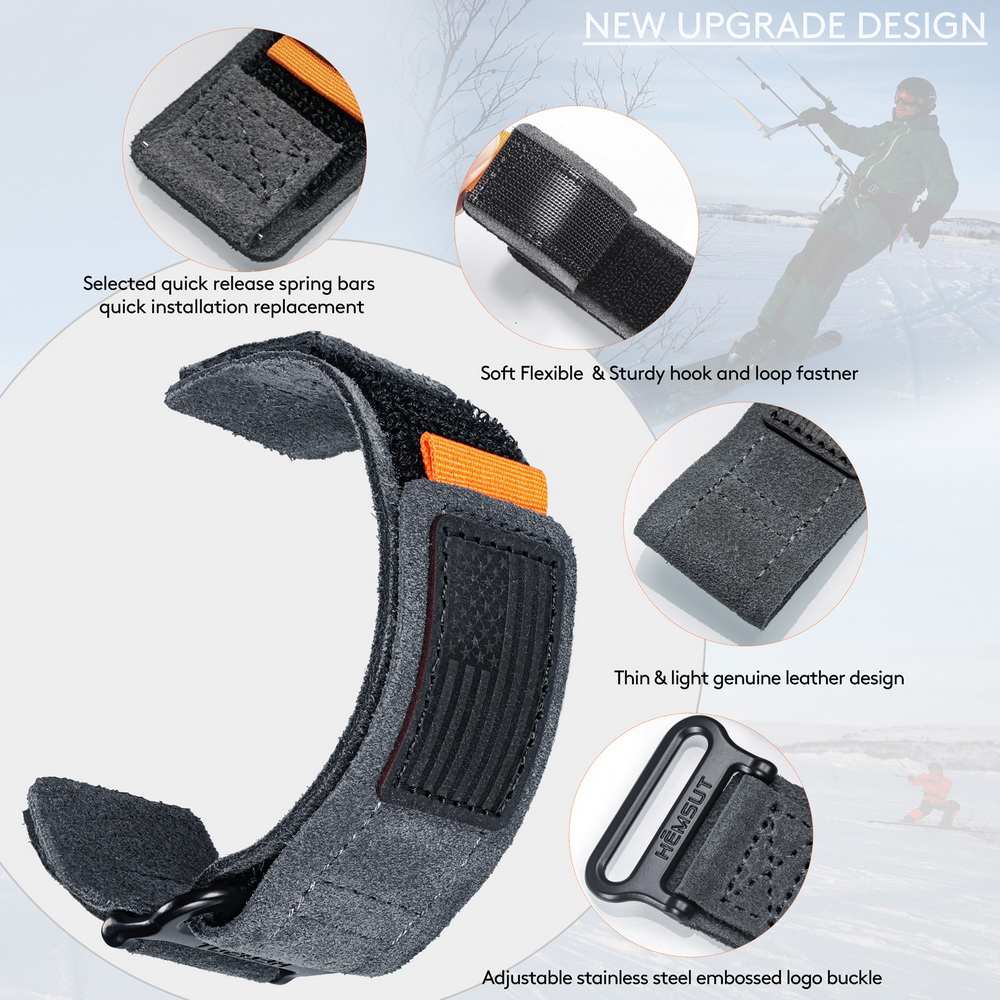 Suede Cowhide Watch Bands Quic - огляд і ціна Suede Strap Watch