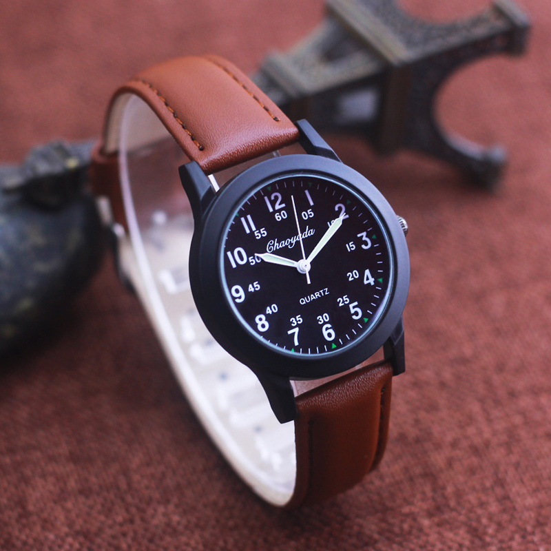 Chaoyada Fashion Men Boys Leat - огляд і ціна Leather Watch Band Men