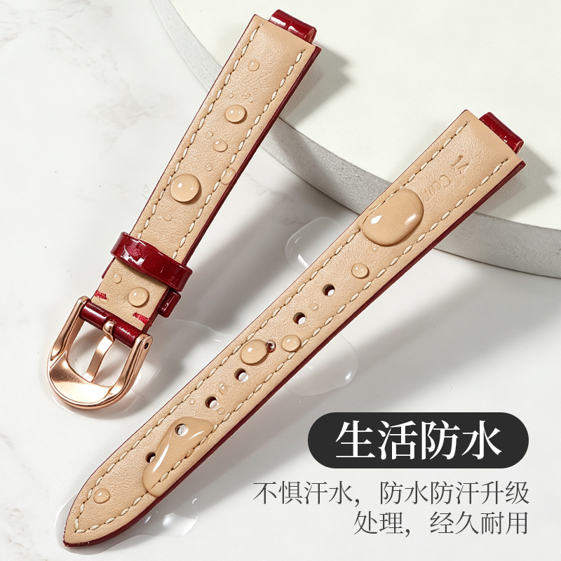 Glossy Curved Lug Genuine Leat - огляд і ціна Cartier Watch Ballon Bleu