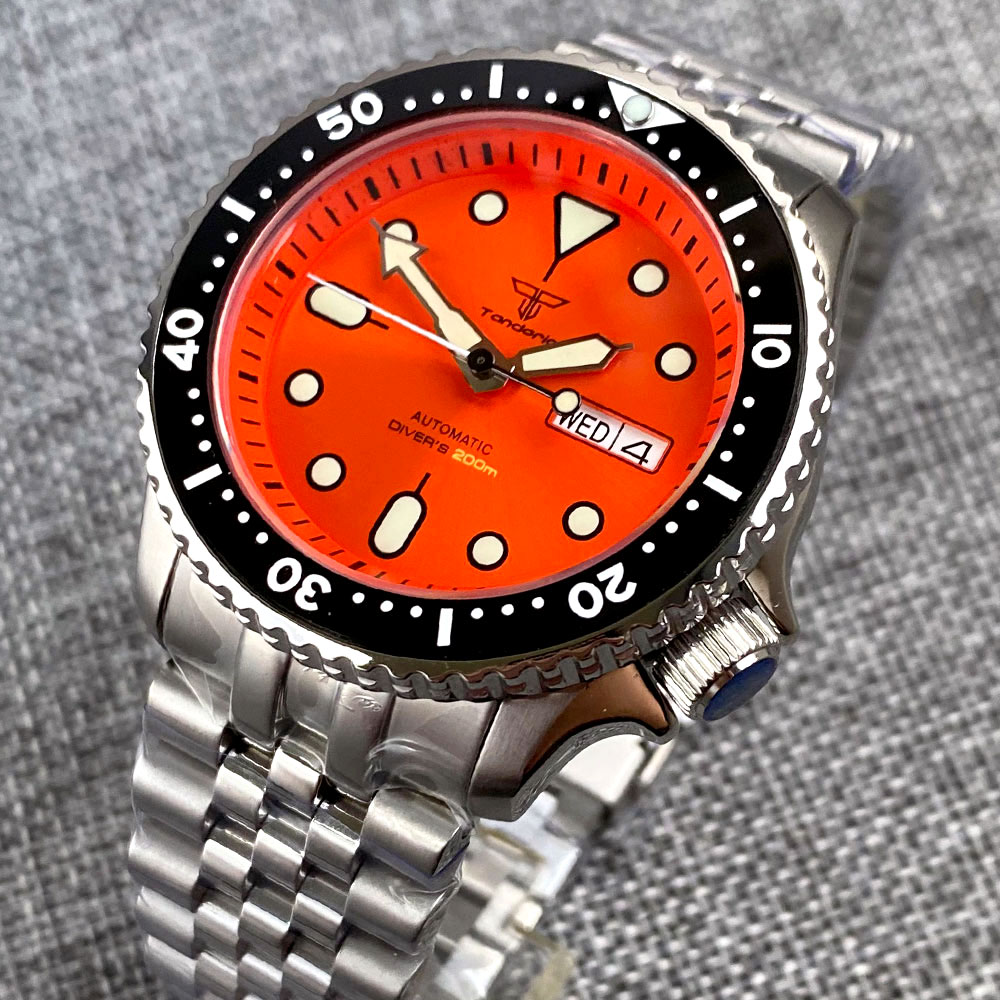 Tandorio Mod NH36A Weekday Dat - огляд і ціна Seiko Watch Prospex