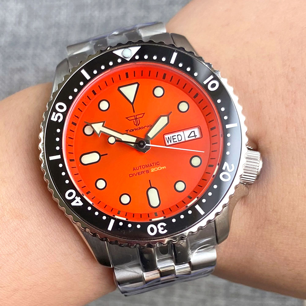 Tandorio Mod NH36A Weekday Dat - огляд і ціна Seiko Watch Prospex