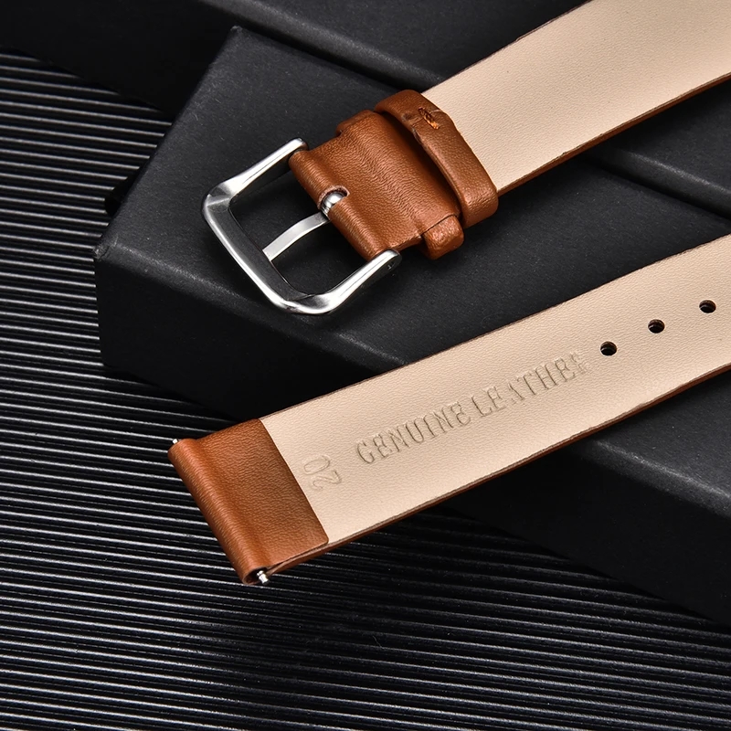 Ultra-thin Calfskin Leather Wa - огляд і ціна Suede Strap Watch