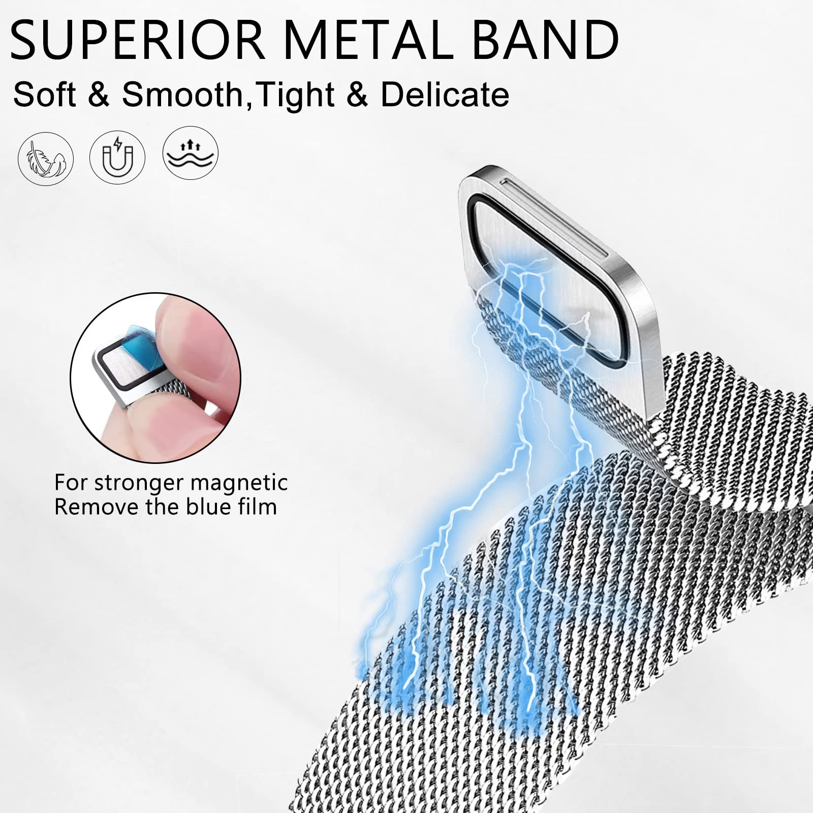 Milanese loop For fitbit charg - огляд і ціна Milanese Loop Magnetic